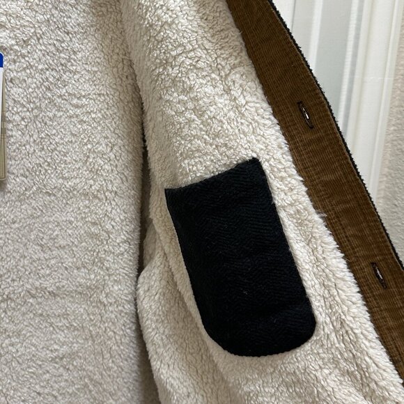 New Jachs New York Wool Blend Jacket Men's Size S Black Sherpa Lined Ragged - Picture 8 of 15